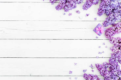 Jual Poster Lilac Wood planks WPS 002